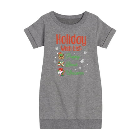 

JoJo Siwa - Holiday Wish List - Toddler And Youth Girls Fleece Dress