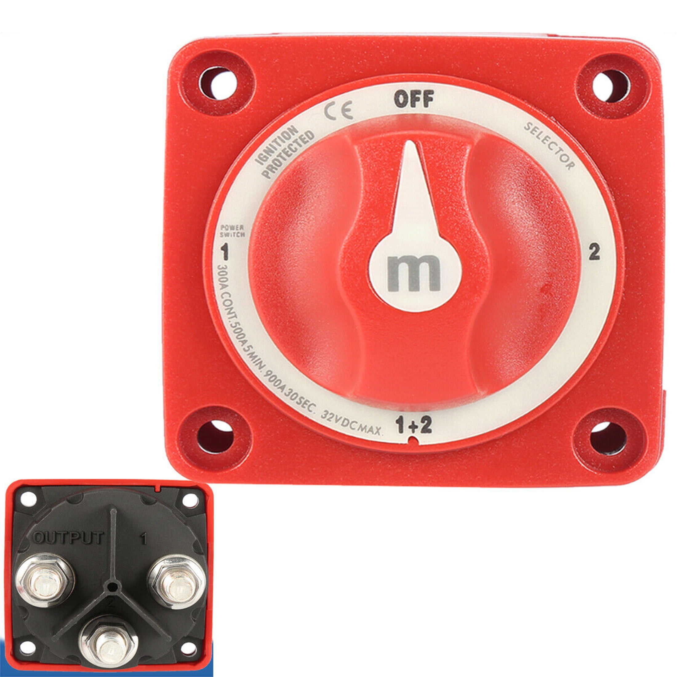 Competed with Blue Sea 6007 Dual Battery Switch Selector 4 Position