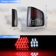 thumbnail image 7 of 1 Pair LED Tail Lights for Chevrolet S10 Pickup 1994-2004,Rear Lamp Assembly Replacement 1994-2004 GMC Snoma,1996-2000 Isuzu Hombre,Chrome Housing & Smoked Lens, 7 of 7