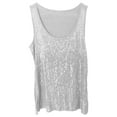 thumbnail image 4 of Womens Sleeveless Grey Sequin Dress Carnival Dress Sparkly Christmas Dress, 4 of 4