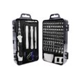thumbnail image 1 of Destornillador Conjunto Aleación Acero Ordenador Tornillo Bit Bit Bit Bit DIY Repairing Herramienta multifuncional portátil reemplazable con estuche 117pcs Guardurnaity EL006009-01B, 1 of 7