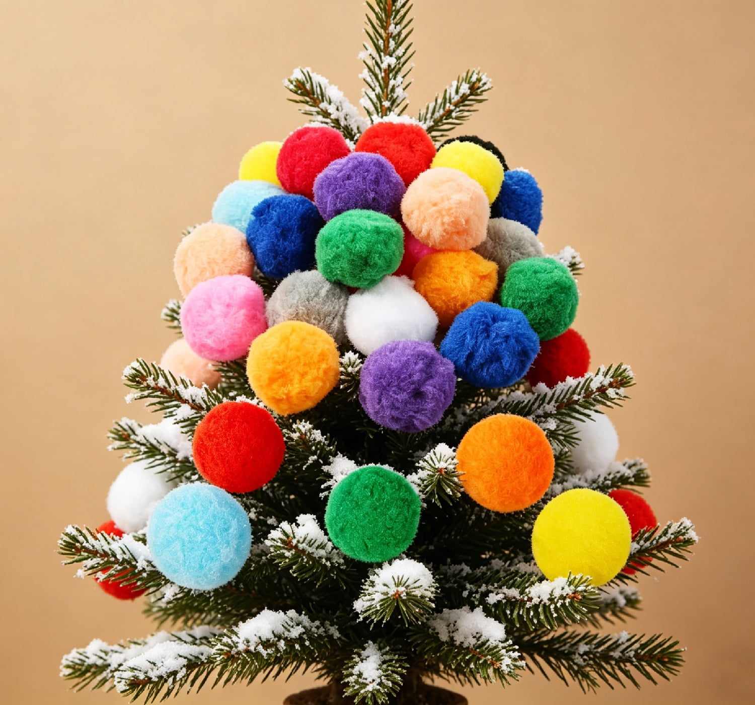 72 Pcs 2 Inch Soft and Fluffy Craft Pom Pom, Multicolor Pom Poms Balls, Craft Supplies Pompoms for Arts and Crafts for DIY Creative Crafts Decorations