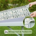thumbnail image 6 of Green Christmas Tree Pattern Square Fitted Tablecloth with Elastic Edge,Square Table Cover,Washable Elastic Table Cover for Home Kitchen Party Decor 34"x34", 6 of 6