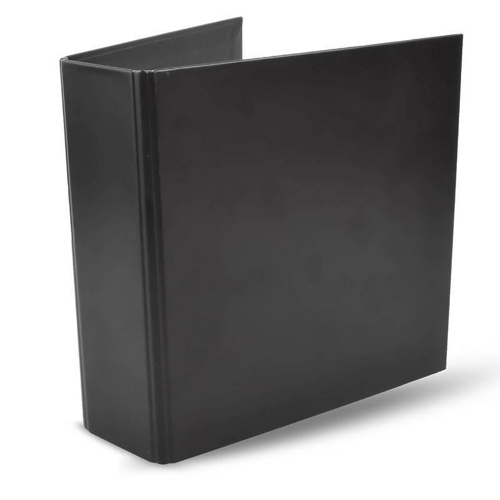 Tarifold CD Storage Bundle Pack - 100 Transparent CD Protective Sleeves, 4 Black CD 2-Ring Binders (10267)