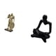 thumbnail image 5 of Figura decorativa de resina de un caballero pensador de estilo nórdico. Escultura abstracta para escritorio, armario, mesa de oficina, centro de mesa,, 5 of 8