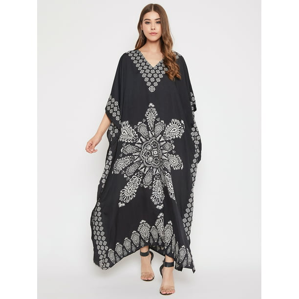 Oussum - Women's Plus Size Polyester Kaftan Dresses for Women Casual ...