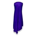 thumbnail image 2 of Flowing Colorful Embroidered Sequin Cover Up Handkerchief Dress (One Size, Plum Colorful), 2 of 2