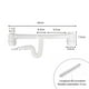 thumbnail image 3 of Desagüe Flexible Doble Bote-Trampa XL 51cms Extendido blanco 55cm, 3 of 8