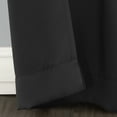 thumbnail image 4 of Sun Zero Nolan Energy Efficient Blackout Grommet Curtain Panel, 40"X63", Black, 4 of 9