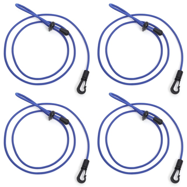 Adjustable Paddle Leash with Carabiner Clip Paddle Safety Lanyard Rod Holder for Kayak Canoe Boat