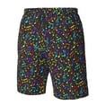 thumbnail image 2 of Yiaed Musical Notes Print Men's Swim Trunks with Lining Quick Dry Sports Shorts Beach Shorts Boardshorts-3X-Large, 2 of 5