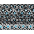 thumbnail image 5 of oneOone Velvet Light Gray Fabric Ikat Craft Projects Decor Fabric Printed By The Yard 58 Inch Wide, 5 of 5