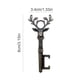 thumbnail image 4 of Kearding Bottle Opener Opening Tool Kitchen Gadget Accessories Festival Zinc Decorations Alloy Deer Head Openers Household Type1 NO1, 4 of 5