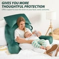thumbnail image 2 of Hersunpl High Reading Back Pillow with Pockets Detachable Headrest for Sofa Bed Floor Dorm, 2 of 9