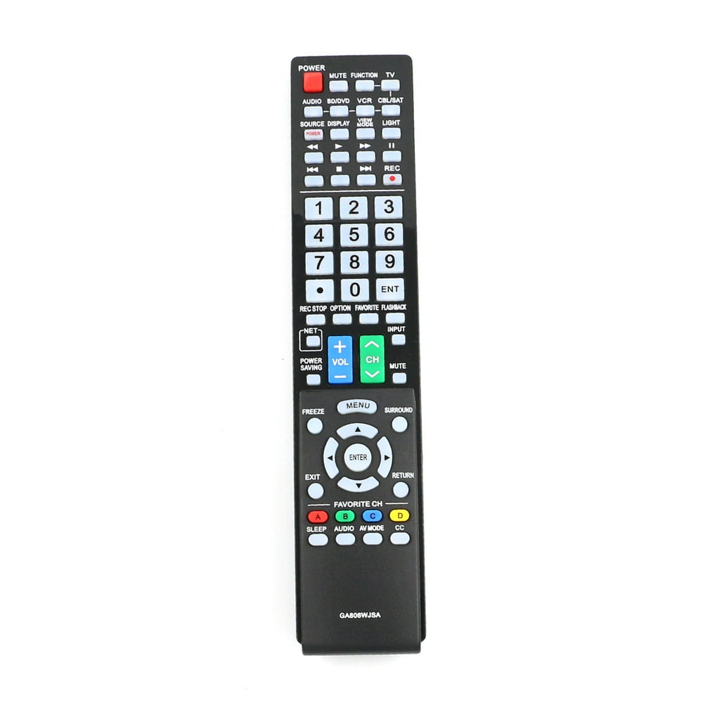 New GA806WJSA Remote Control for Sharp AQUOS TV LC40LE820 LC46LE810