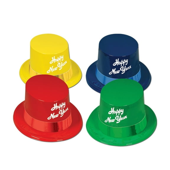 Beistle Club Pack of 25 Festive "Happy New Years" Legacy Party Favor Hats