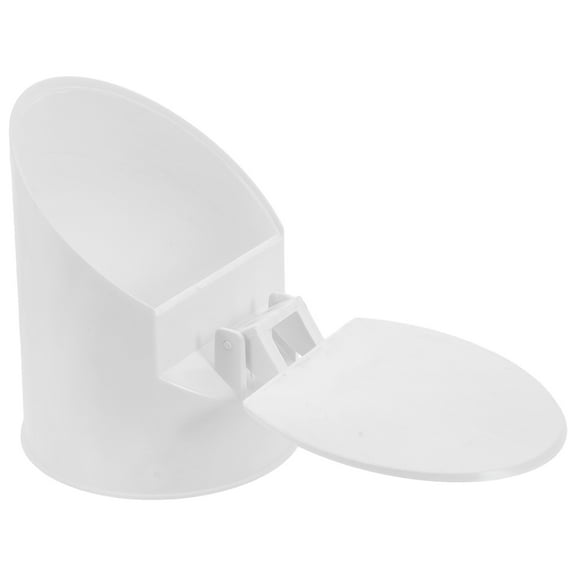 GOOHOCHY Sewer Vent Cap One-way Check Valve PVC White Round Pipes Compact Design 1Set