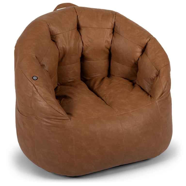 Big Joe, Bean Bag Chair, Milano, 2.5 ft, Caramel Montana - Walmart.com