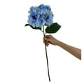 thumbnail image 6 of Mainstays 24" Artificial Flower Hydrangea Stem, Blue Color. Indoor Use., 6 of 9