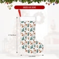 thumbnail image 4 of Salouo Winter Woodland Friends Print Christmas Stockings,Large Xmas Stocking Set of 1 Holiday and Farmhouse Stocking for Christmas Holiday Party Decoration(17.7*11 Inch), 4 of 7