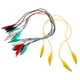 thumbnail image 2 of 20 pinzas de cocodrilo, cables de prueba, pinzas de cocodrilo, pinzas aislantes resistentes con cable, 2 of 6