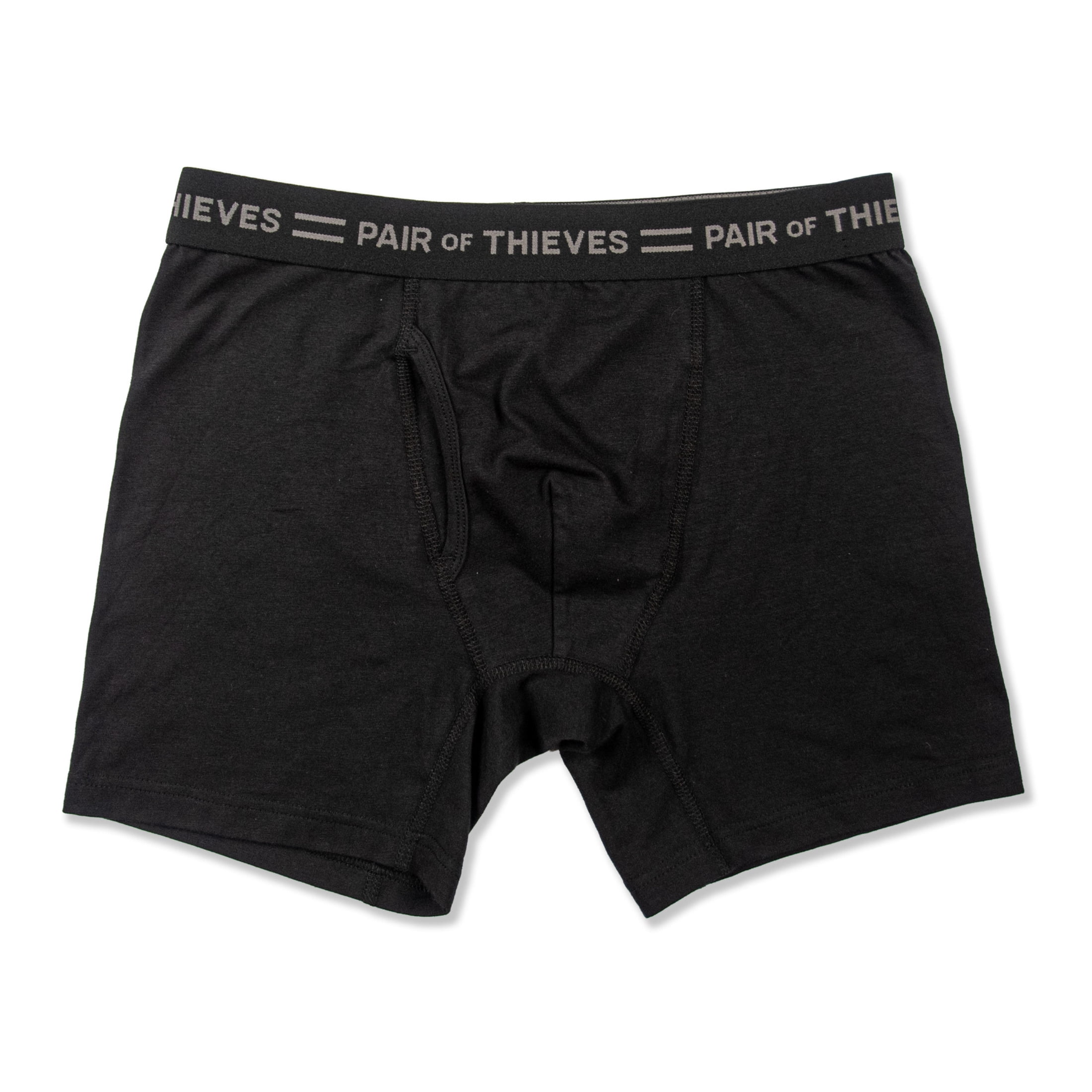 4-Way Cotton Stretch Boxer Brief Black Blue Print 3pk L