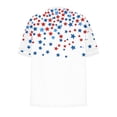 thumbnail image 7 of NSLGXD Plus Size 250th Anniversary Usa Shirt Women Round Neck Short Sleeve Oversized Tshirts Loose Fit Patriotic Tunic Tops S-5XL, 7 of 7