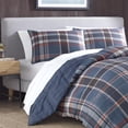 thumbnail image 2 of Eddie Bauer Shasta Lake Comforter Set, King, Navy, 2 of 5