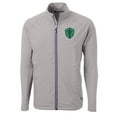 thumbnail image 2 of Men's-Cutter & Buck  Gray Seattle Sounders FC Adapt Eco Knit Hybrid Recycled Raglan Full-Zip Jacket, 2 of 3