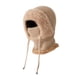 thumbnail image 3 of Pasamontañas de invierno, mascarilla facial, capucha a prueba de viento, calentador de cuello, forro polar térmico, máscara de esquí para hombres y mu Caqui, 3 of 8