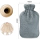 thumbnail image 2 of Bolsa de agua caliente con funda suave, botella de agua caliente de 1,8 litros, botella de cama grande y esponjosa para adultos y niños, bolsa de agua caliente con funda para noches acogedoras,, 2 of 7