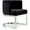 Black and Chrome, variant on Meridian Furniture Gianna Grey Velvet Dining Chair