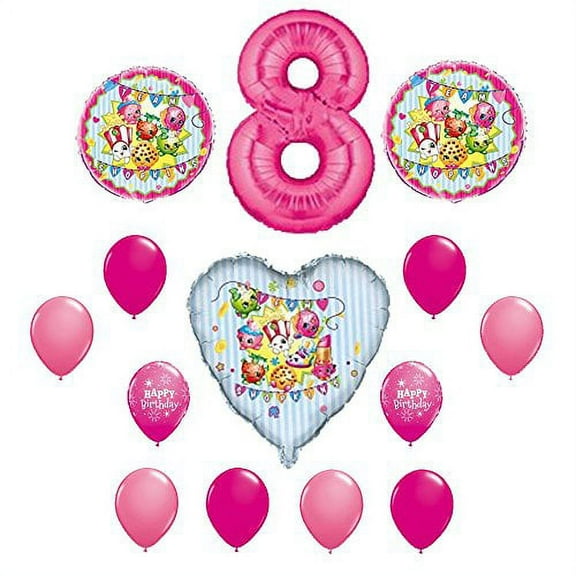 SHOPKINS 8th Eighth BIRTHDAY PARTY Balloons Decorations Supplie