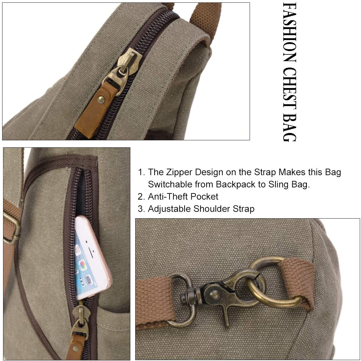 DXTKWL Monogram Initial Letter A Sling Crossbody Bag for Women Men, Sling  Backpack Travel Hiking Casual Daypack Chest Bag Purse Shoulder Bag