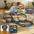 thumbnail image 4 of Petbank Slot Car Race Track Sets for Kids, 20.3ft Dual Racing Track  Toy with 2 Electric Controller and 2 Manual Controller,  Lap Overpass Track Race Car Toys for Kids Ages 4-12, 4 of 9