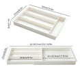 thumbnail image 6 of Yooshoverk Expandable Drawer Organizer Adjustable Plastic Storage Box Kitchen Bathroom Divider, 6 of 6