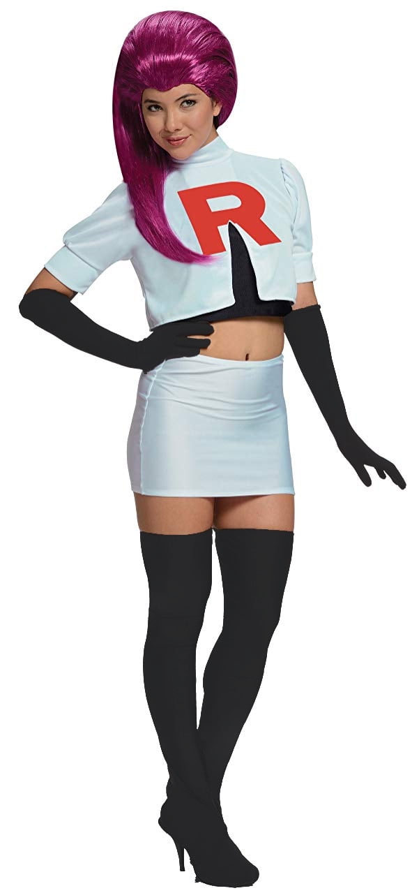 Pokemon Jessie Team Rocket Dress Costume Adult One Size Fits Most ...