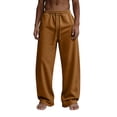 thumbnail image 2 of Sweatpants For Men Drawstring Open Bottom Wide Leg Sweat Pants Casual Fashion Streetwear Athletic Lounge Pants, 2 of 4