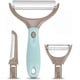thumbnail image 1 of Kitchen Vegetable Peeler, 3 Piece Premium Stainless Steel Trio Vegetable and Fruit Peeler, 1 of 5