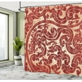 thumbnail image 5 of Ambesonne Antique Shower Curtain, Vector Thai Culture, 69"Wx75"L, Ruby, 5 of 5