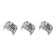 thumbnail image 4 of Jumpingount Head Wraps Diademas Transpirable Cómodo Long Tail Headwear Accesorios de ropa para mujeres Niñas ethic azul pavo real azul pavo real ético 3piezas, 4 of 6