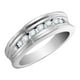 Bague de Mariage Diamant pour Hommes 1/4 Carat (ctw) en Or Blanc 14 Carats – image 1 sur 1