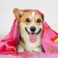 thumbnail image 4 of Zulay Kitchen Double Sided Round Pink Donut Blanket, Novelty Blanket Throw - 47 Inch, 4 of 7