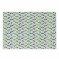 thumbnail image 1 of Owls Cutting Board, Confused Funny Angry Sleeping Colorful Characters Dots Humorous Doodle Style, Decorative Tempered Glass Cutting and Serving Board, Small Size, Multicolor, by Ambesonne, 1 of 1