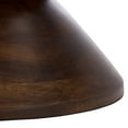 thumbnail image 7 of Safavieh Pascual Modern Wood Round End Table, Walnut, 7 of 7