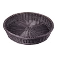 thumbnail image 2 of Wicker Woven Bread Basket, Fruit Plate Trays, Tabletop Food Serving Baskets Tray, Handmade Woven Fruit Basket for Food Serving Snacks Hotel Coffee 30x7cm, 2 of 8