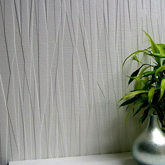 Brewster 437-RD80028 Folded Paper Textured White Paintable Wallpaper