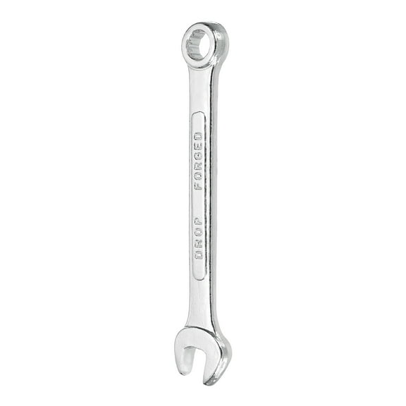 Combination Wrench 8mm Metric 12-Point Box and Open End Zinc Plated Steel