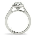 thumbnail image 2 of Bague de Fiançailles Ronde en Or Blanc 14k avec Diamant (1 1/4 cttw) Taille 5, 2 of 3