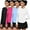 #8010: 4 Pack, Black + White + Rose Red + Haze Blue, variant on [4 Pack] Cadmus Women's UPF 50+ UV Shirts Long Sleeve Workout Sun Shirt Hiking Runing Fishing Tops Quick Dry Lightweight